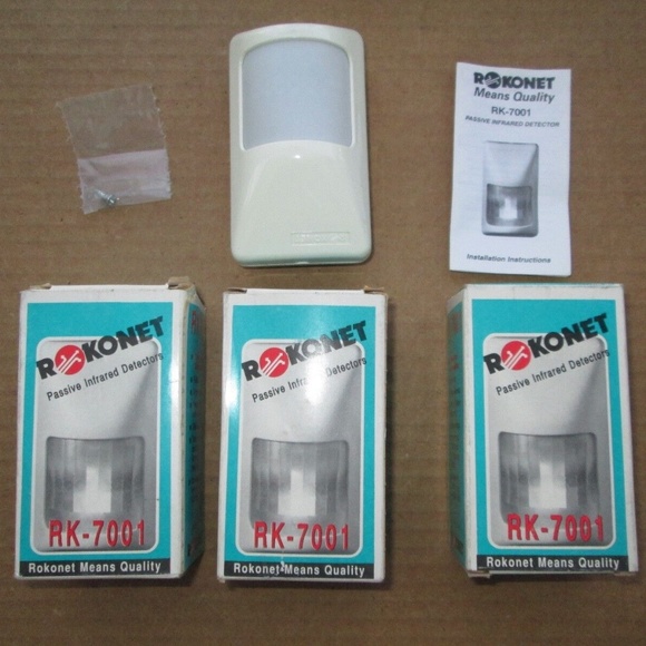 Rokonet RK-7001 Passive Infrared Detector PID 3 Pack - Picture 1 of 6